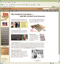 thumbnail image of Cox Hardware and Lumber Home Page
