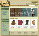 skin homepage for Smith Farm Stores Specialty Store: Workwear, Outerwear, and Footwear product lines