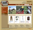 skin homepage for Smith Farm Stores product lines - general store